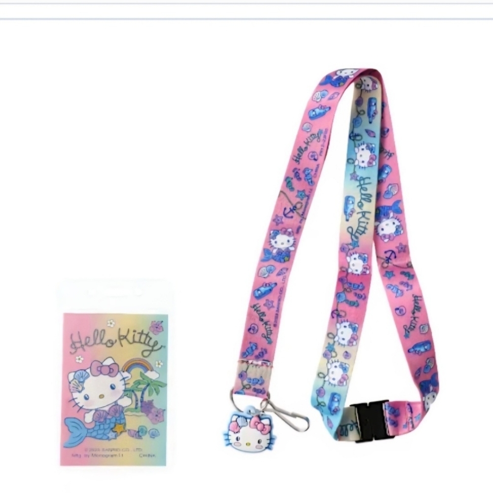 Hello Kitty Pink Lanyard Nwt